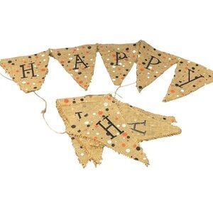 Happy Halloween Banner with Polka Dots